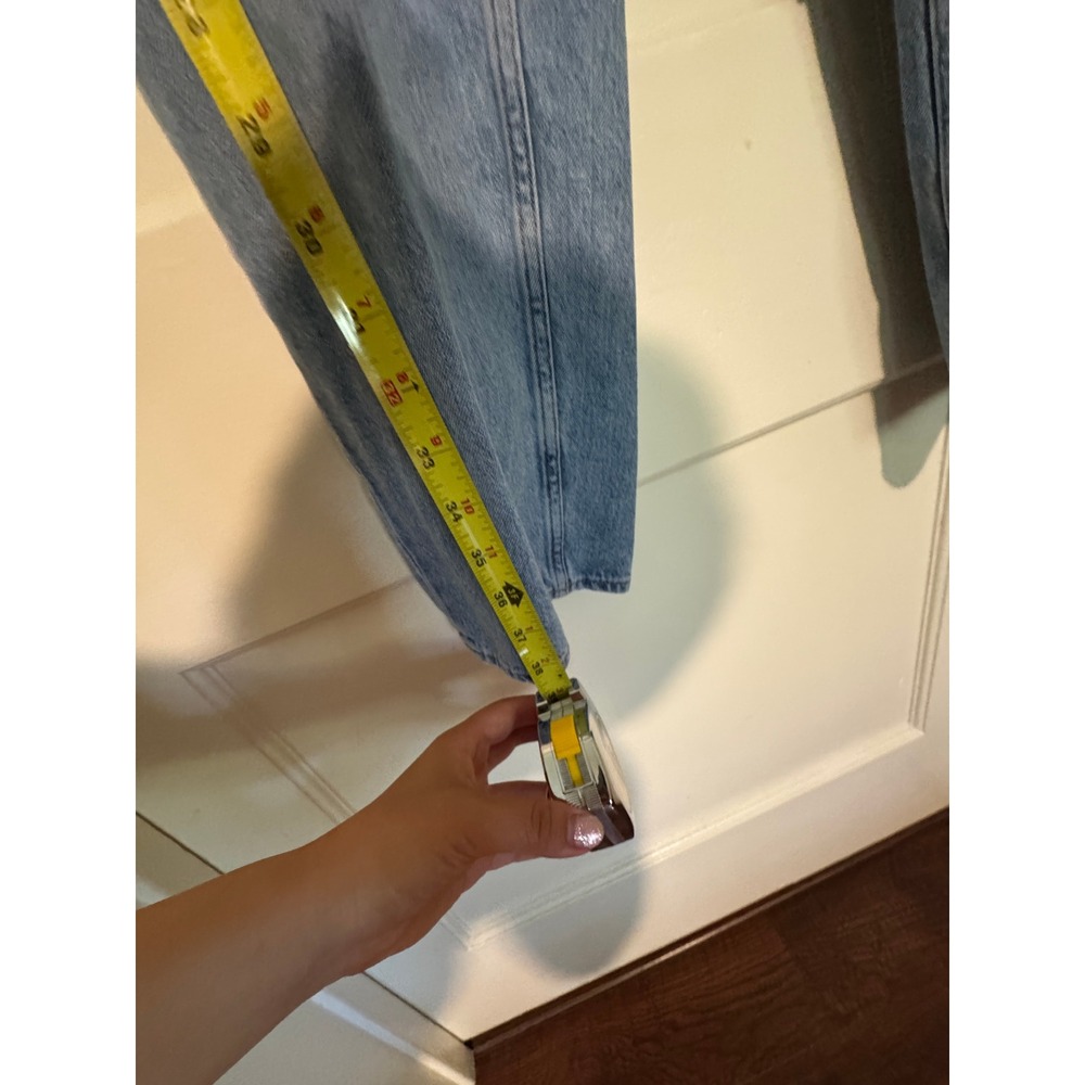 COS High Waist Denim Jeans Mom Jeans Light Wash Size 26 - Picture 6 of 6